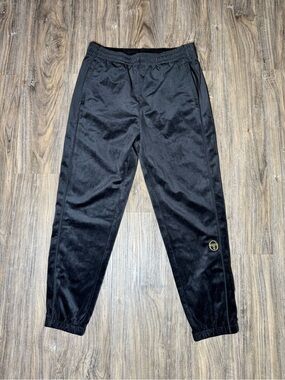 Sergio Tacchini Black Joggers with Gold Logo